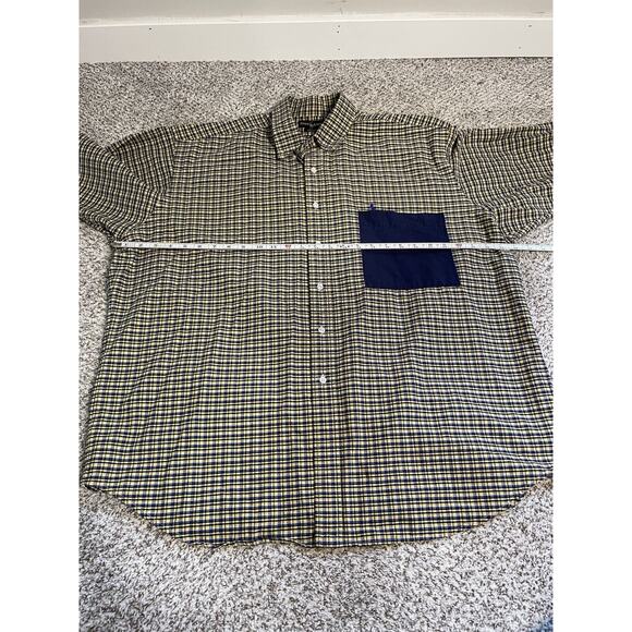 Ralph Lauren Shirt Mens 2XL Blue Yellow Plaid Blake Business Casual Button Down - Picture 6 of 7